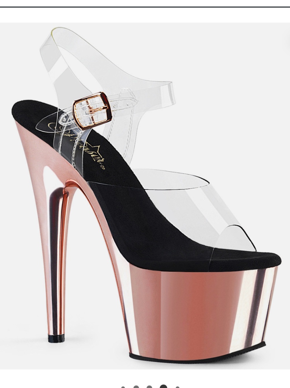 Pleaser 7" Platform Ankle Strap Sandal
Exotic Dance Heels Adore